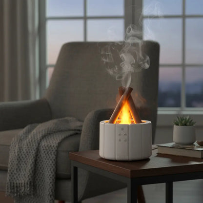 Humidificador Fogata — Ambiente, Aromaterapia y Decoración en Uno