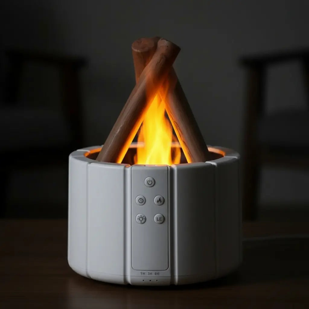 Humidificador Fogata — Ambiente, Aromaterapia y Decoración en Uno
