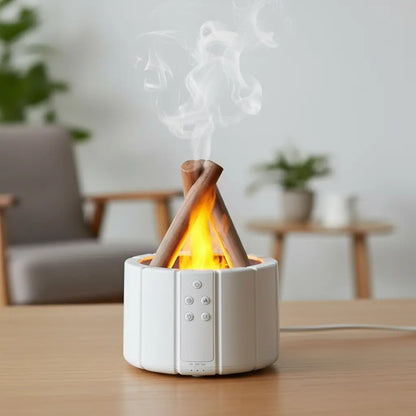 Humidificador Fogata — Ambiente, Aromaterapia y Decoración en Uno